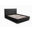 Čalouněná postel AGNES černá rozměr 180x200 cm - galerie #1