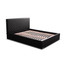 Čalouněná postel NEVADA černá rozměr 180x200 - galerie #1