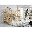 Dětská patrová postel s výsuvnou postelí ERYK 160x80 cm - galerie #1