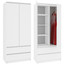 Šatní skříň SS-90 bílá - galerie #1
