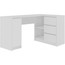 Počítačový stůl B-20 pravá bílá - galerie #1