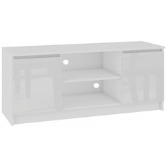TV stolek RTV K140 lesklá bílá