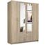 Šatní skříň ROMANA se zrcadlem 160 cm dub sonoma