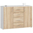 Komoda K45-bílá/sonoma