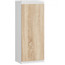 Vitrína CLP W 40 cm bílá/dub sonoma