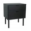 Noční stolek BASIA - černá matná