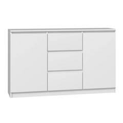 Komoda 2D3S - bílá