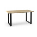 Jídelní stůl BOLO - dub sonoma/černá