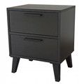 Noční stolek LILI - černá matná