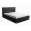 Čalouněná postel AGNES černá rozměr 140x200 cm