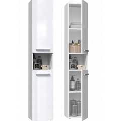 Koupelnová skříňka NEL I - bílá lesk