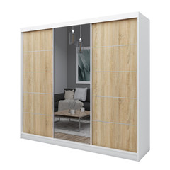 Kvalitní Šatní Skříň Makira 240 cm