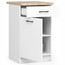 Kuchyňská skříňka OLIVIA S40 1D1S - bílá - galerie #1