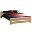 Vyvýšená masivní postel Euro 140x200 cm včetně roštu