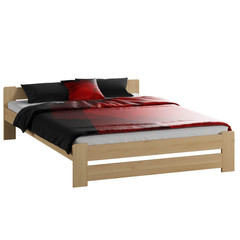 Vyvýšená masivní postel Euro 160x200 cm včetně roštu