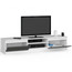 Televizní stolek RTV 160 - bílá/grafit - galerie #1