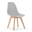 Židle KITO - buk/šedá