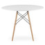 Jídelní stůl TODI 100 cm - buk/bílá - galerie #1