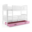 Dětská patrová postel KUBUS s úložným prostorem 90x200 cm - bílá - galerie #2