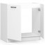 Kuchyňská skříňka OLIVIA S80 2D - bílá, bez desky - galerie #1