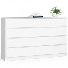 Komoda K160 8SZ - bílá