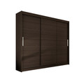 Velká šatní skříň ASTON II čokoládová šířka 250 cm