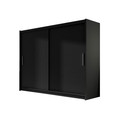 Velká šatní skříň BEGA I černá šířka 180 cm