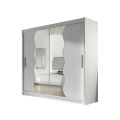 Velká šatní skříň BEGA X bílá šířka 180 cm