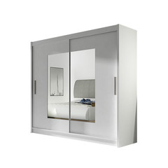 Velká šatní skříň BEGA VII bílá šířka 180 cm