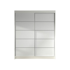 Šatní skříň LINO IV šířka 120 cm - bílá