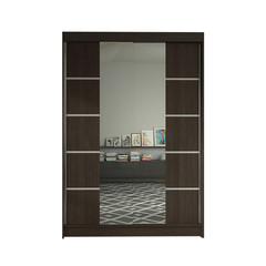 Šatní skříň LINO V šířka 120 cm - čokoláda