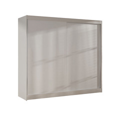 Šatní skříň BASTI X šířka 200 cm - bílá
