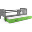 Dětská postel KUBUS s výsuvnou postelí 90x200 cm - grafit - galerie #2