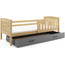 Dětská postel KUBUS s úložným prostorem 80x160 cm - borovice