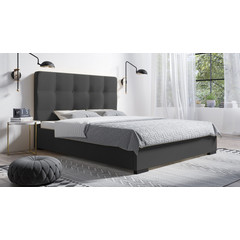 Postel KOLE 08 STANDARD 160x200 cm - černé nohy