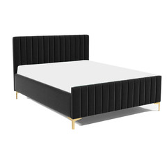 Postel RUBY 25 STANDARD 120x200 cm - zlaté nohy