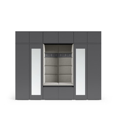 Předsíňová stěna AMI 17 - se zrcadlem