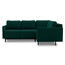 Rohová rozkládací sedací souprava LAYA L Levá Zelená I - galerie #15