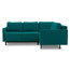 Rohová rozkládací sedací souprava LAYA L Levá Zelená I - galerie #9