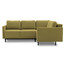 Rohová rozkládací sedací souprava LAYA L Levá Zelená I - galerie #4