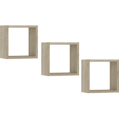 Set tří poliček SCIENNA - dub sonoma