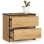 Noční stolek K60 2S - dub craft - galerie #1