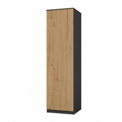 Šatní skříň SD-50 - antracit / dub artisan