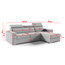 Rohová rozkládací sedací souprava ADELA - galerie #19