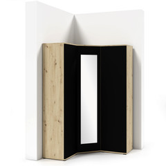 Rohová skříň AMI 40 se zrcadlem