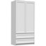 Šatní skříň Pafos SS-90 - bílá