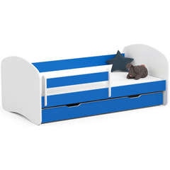 Dětská postel SMILE 180x90 cm - modrá