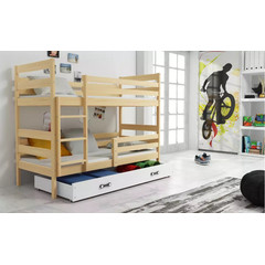 Dětská patrová postel ERYK 80x160 cm - borovice