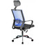 Kancelářská židle OCF-9, modrá - galerie #3