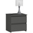 Noční stolek CL2 2SZ CLP - grafit
